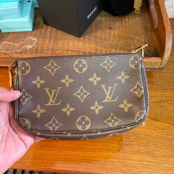 Authentic Louis Vuitton  Monogram Mini  Pochette - Picture 10 of 16